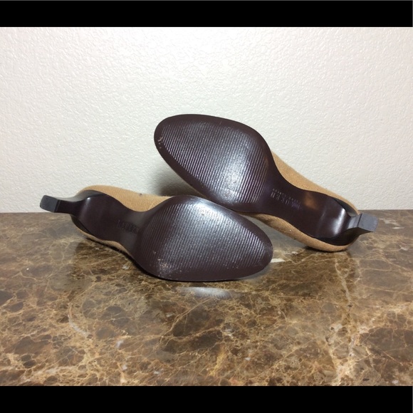 Ralph Lauren Nora Wool Heel Leather Bow Detail - Picture 5 of 5